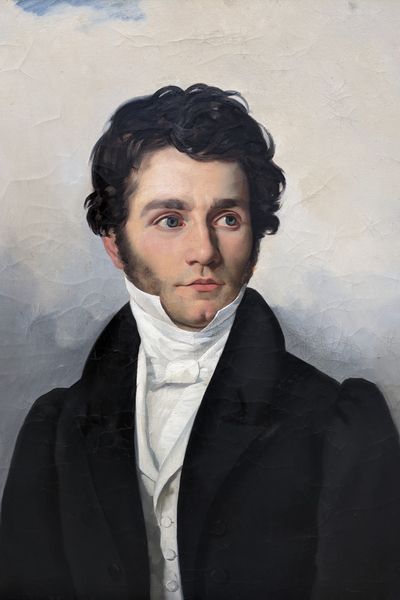 Tableau huile après restauration des déchirures